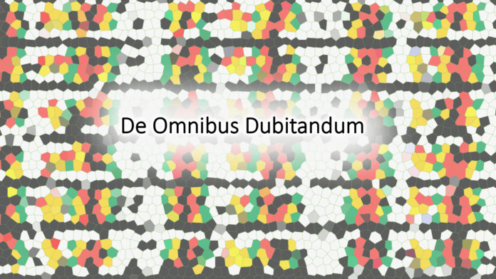 De Omnibus Dubitandum